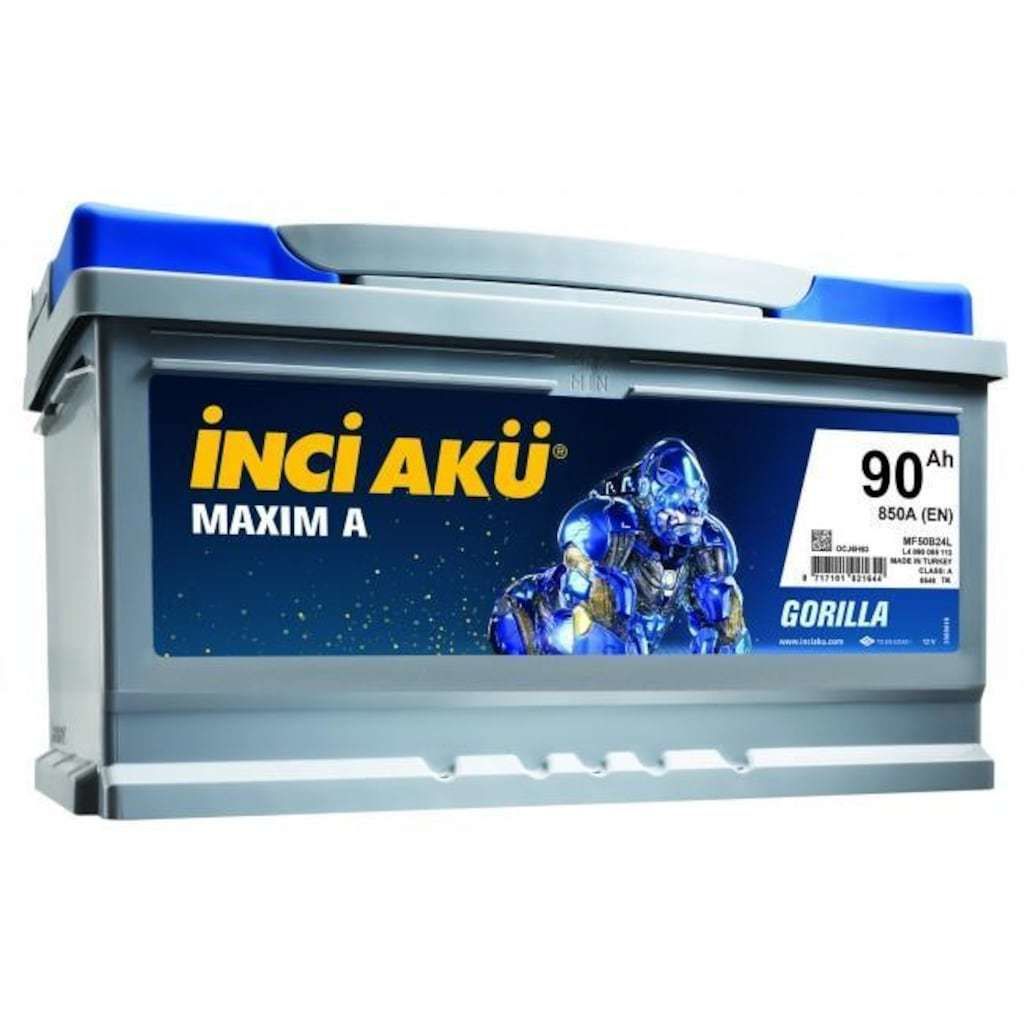 12 Volt 90 Ah 850EN İnci Maxim A Gorilla