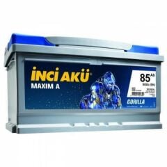 12 Volt 85 Ah 800EN İnci Maxim A Gorilla (Alçak)