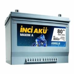 12 Volt 80 Ah 760EN İnci Maxim A Gorilla