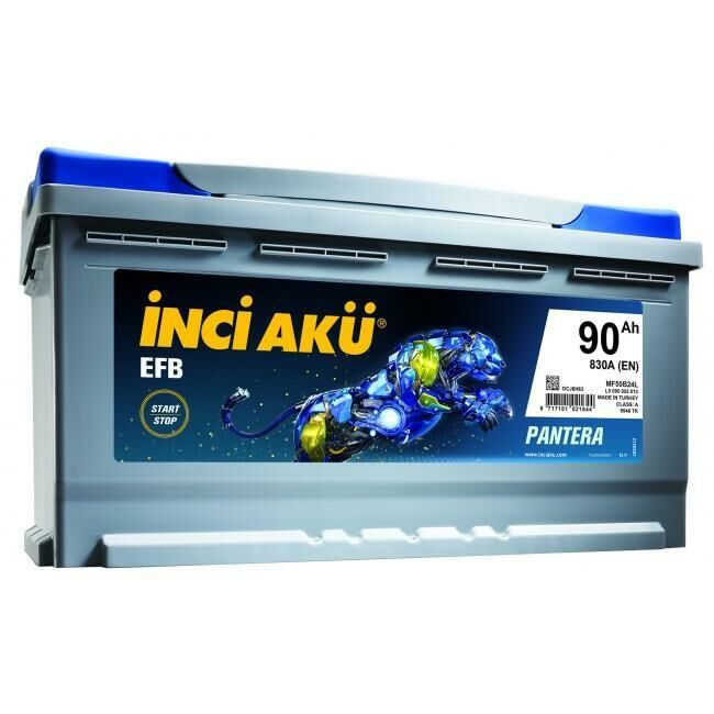 12 Volt 90 Ah 830EN İnci Start-Stop EFB Pantera