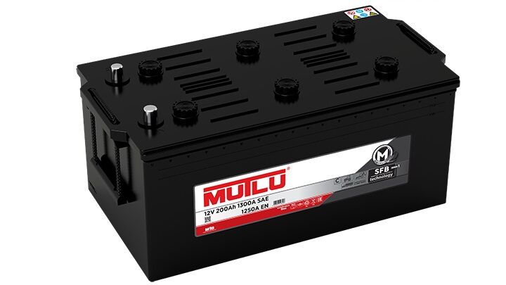 12 Volt 200Ah Mutlu Hd Duble Kapak 1250En