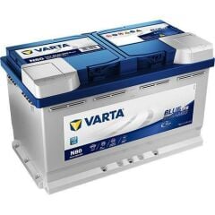 80Ah Varta Akü EFB N80 - 800EN (Start-Stop)