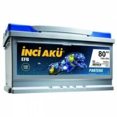 12 Volt 80 Ah İnci 730EN Start-Stop EFB Pantera